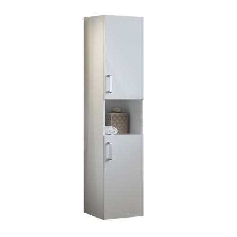 DULAP ÎNALT SUSPENDAT CU 2 UȘI ȘI RAFT KOLPASAN EVELIN, WHITE 574060