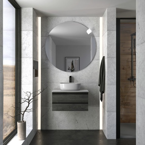 MOBILIER SUSPENDAT KOLPASAN ALEXIS, 60CM, DARK CONCRETE 547170